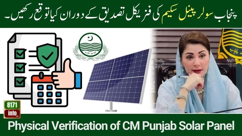What to Expect During the Physical Verification of CM Punjab Solar Panel Scheme
